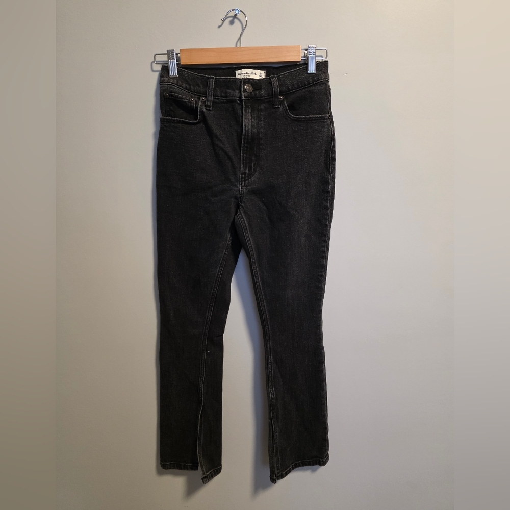 Abercrombie & Fitch Women's Black Curve Love Skinny Jeans
